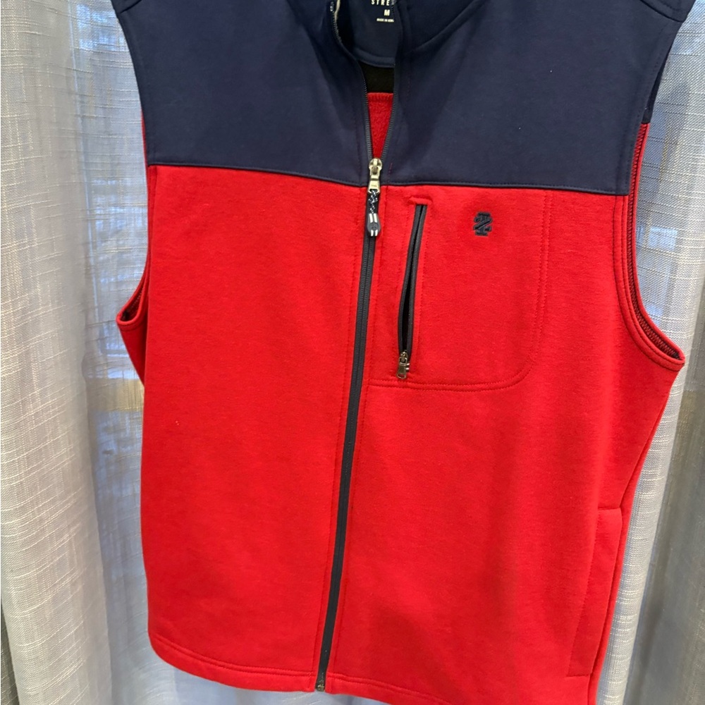 Izod Navy Red Performance lightweight Vest men’s size M exercise, hiking camping